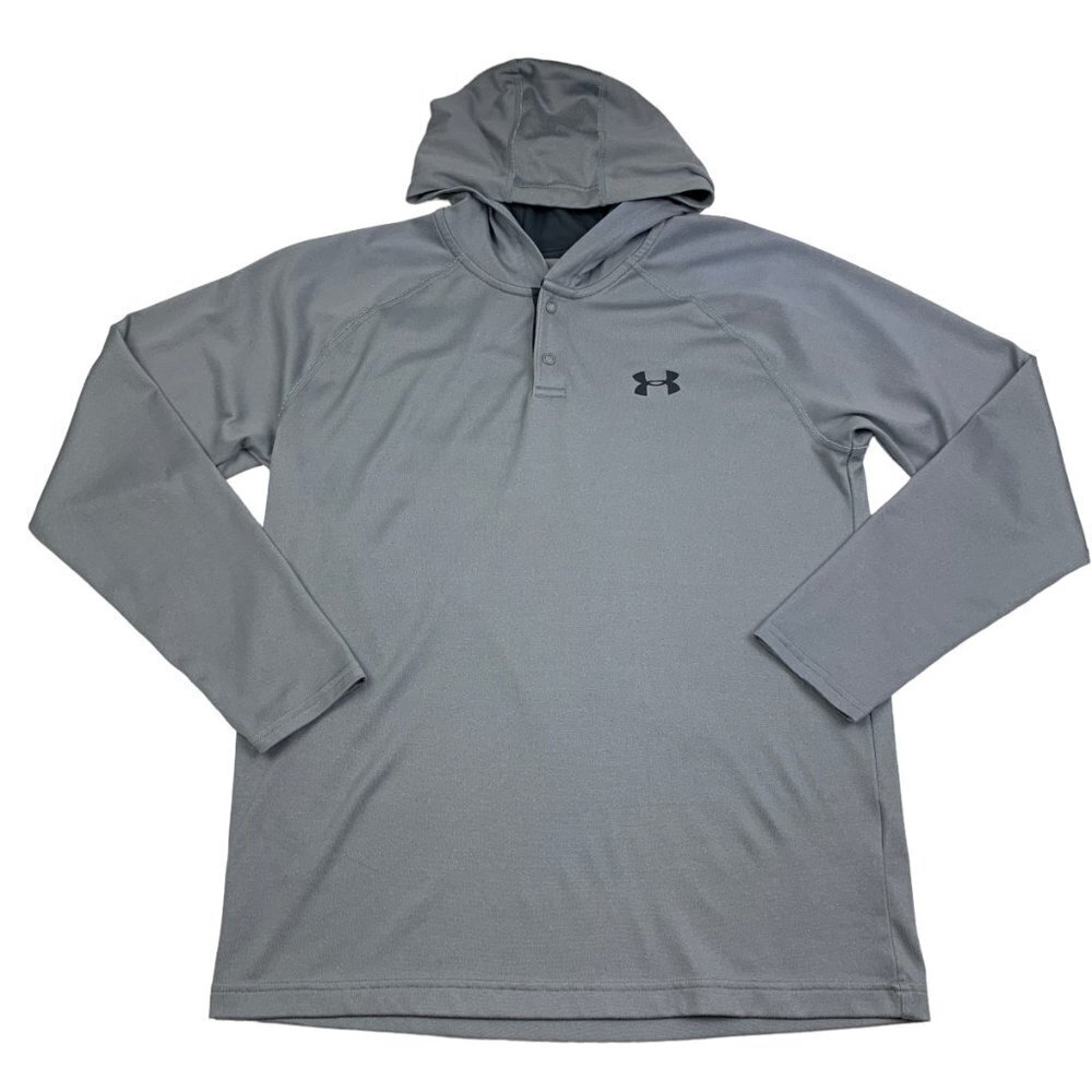 Under Armour Long Sleeve Henley Performance Lightweight Hoodie Men's Size Small